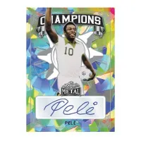 Karty 22 Leaf Metal Soccer Pre Production Proof Pelé