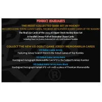 Hokejové karty NHL 25 26 Upper Deck Extended Series Hockey obsah