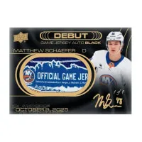 Hokejové karty NHL 25 26 Upper Deck Extended Series Hockey Schaefer