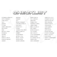 Fotbalové karty 2026 Wild Card Super Chrome Soccer Road to Glory Checklist