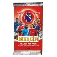 Fotbalové karty 2025-2026 Topps Merlin Premier League EPL Soccer Hobby balíček
