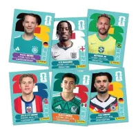 Nové fotbalové samolepky FIFA World Cup 2026 - Update Set, Neymar, Neuer