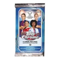 Fotbalové karty 25-26 Chrome Women's Champions League Hobby balíček