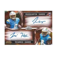 Karty NFL 2025 Topps Chrome Black Football Hampton, Harris