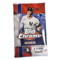 Baseballové karty 2026 Topps Chrome Baseball Hobby Balíček
