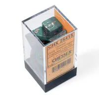 Sada kostek RPG Opaque Dusty Green/copper Polyhedral 7-Dice Set